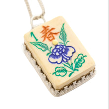 Load image into Gallery viewer, Flower MahJongg necklace