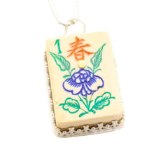 Load image into Gallery viewer, Flower MahJongg necklace