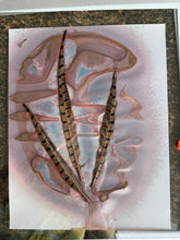 Load image into Gallery viewer, Three pheasant feather cyanolumen
