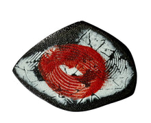 Load image into Gallery viewer, Red, black and white brooch
