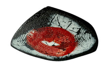 Load image into Gallery viewer, Red, black and white brooch 2
