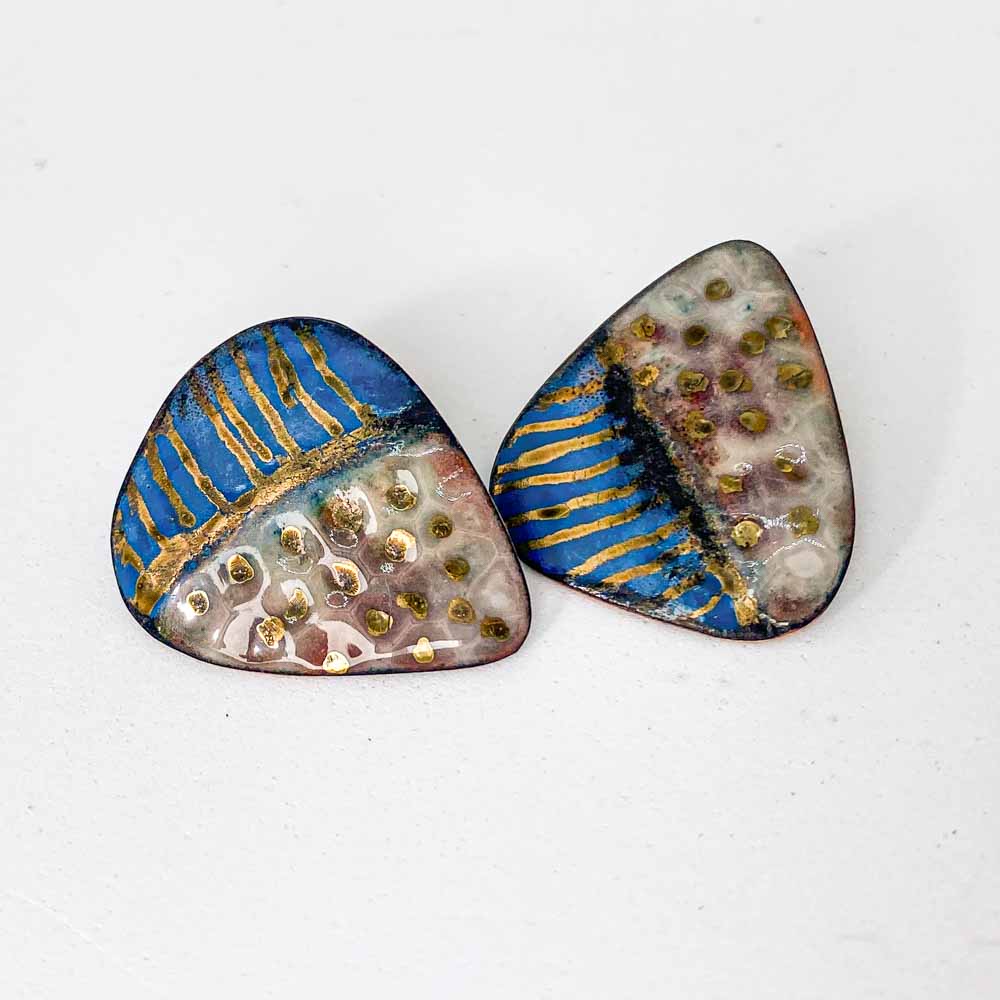 Guitar Pick Shaped Earrings
