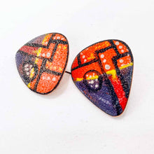 Load image into Gallery viewer, Guitar Pick Shaped Earrings
