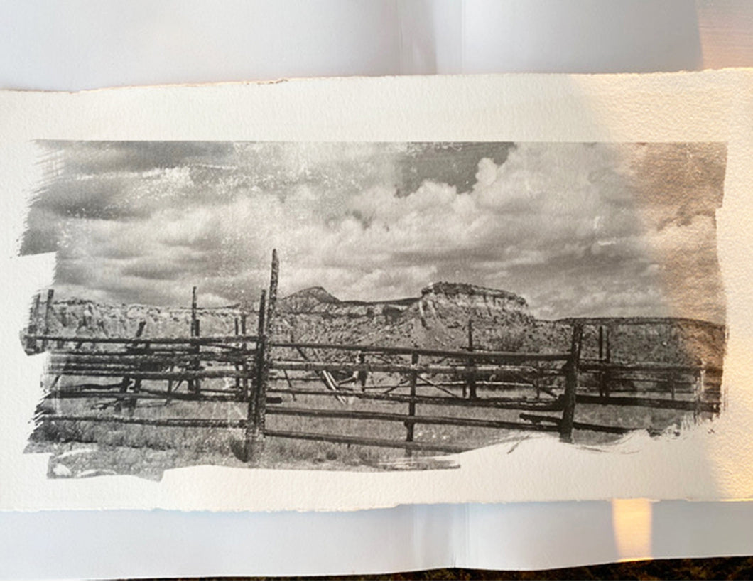 fence on Ghost Ranch, New Mexico