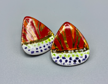 Load image into Gallery viewer, Guitar Pick Shaped Earrings
