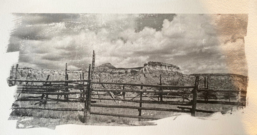 fence on Ghost ranch, Abique, NM